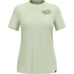 Odlo There's More Merino 160 T-Shirt für Damen - Wandern, Casual Comfort - grün, XL