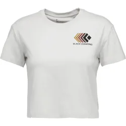 Black Diamond Damen Faded Crop T-Shirt