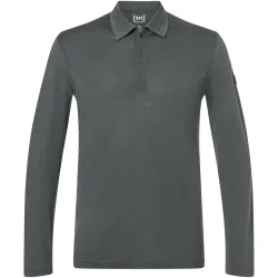 Super.Natural Herren Zip Polo Longsleeve