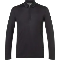 Super.Natural Herren Zip Polo Longsleeve