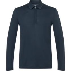 Super.Natural Herren Zip Polo Longsleeve