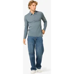 Super.Natural Herren Zip Polo Longsleeve