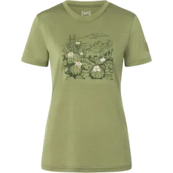 Super.Natural Damen Cactus World Bio J T-Shirt