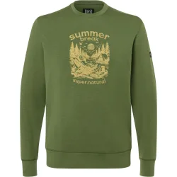 Super.Natural Herren Summer Break Crew Pullover