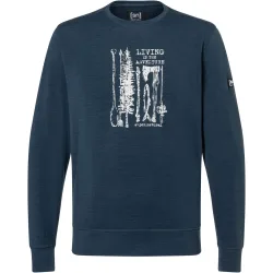 Super.Natural Herren Fishing Adventure Crew Pullover