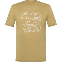 Super.Natural Herren Cote D'azur T-Shirt