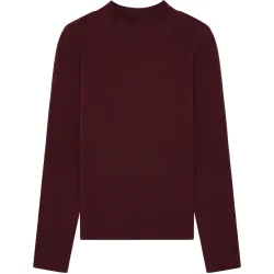 KnowledgeCotton Apparel Damen Rib High Neck Longsleeve