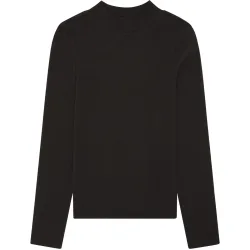 KnowledgeCotton Apparel Damen Rib High Neck Longsleeve
