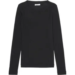 KnowledgeCotton Apparel Damen Rib Scoop Neck Longsleeve