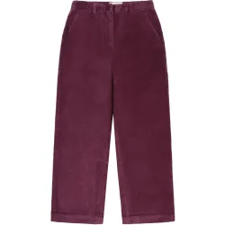KnowledgeCotton Apparel Damen Posey Wide High-Rise Corduroy Hose