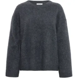 KnowledgeCotton Apparel Damen Single Knit Crew Neck Pullover