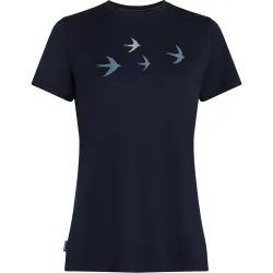 Icebreaker Damen 150 Tech Lite Bird Transit T-Shirt