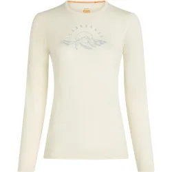 Icebreaker Damen 200 Oasis Sunrise Summit Longsleeve