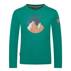 Trollkids Kinder Halsafjord Longsleeve