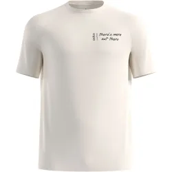 Odlo Essential Print Lauf-T-Shirt für Herren - Training, Running - beige, L