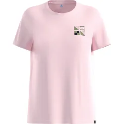 Odlo Damen Cotton Blend Odlo Flags T-Shirt