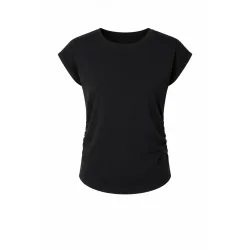 Mandala Damen Side Ruffled T-Shirt