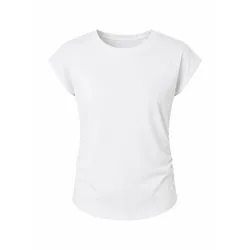 Mandala Damen Side Ruffled T-Shirt