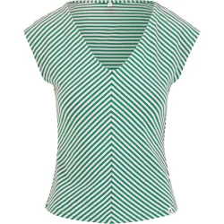 Blutsgeschwister Damen Vintage V-Neck T-Shirt
