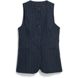 Armedangels Damen Long Pinstripe Bluse