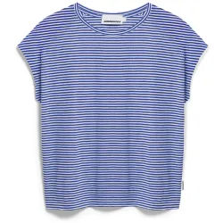 Armedangels Damen Slub Jersey Stripe T-Shirt