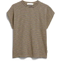 Armedangels Damen Slub Jersey Stripe T-Shirt
