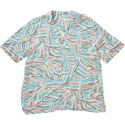 Brava Fabrics Herren Messy Stripes Aloha Hemd