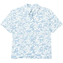 Mazine Damen Printed Crinkle Bluse