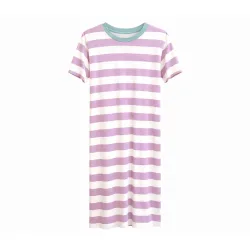Mazine Damen Bold Striped Jersey Kleid