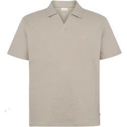 KnowledgeCotton Apparel Herren Waffle Polo T-Shirt