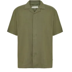 KnowledgeCotton Apparel Herren Linen-Mix Hemd