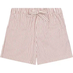 KnowledgeCotton Apparel Damen Striped Saitin Shorts