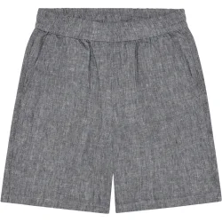 KnowledgeCotton Apparel Damen Posey Wide Mid-Rise Linen Shorts