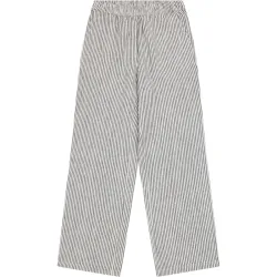 KnowledgeCotton Apparel Damen Posey Linen Stripe Hose