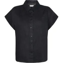 KnowledgeCotton Apparel Damen Aster Fold Up Linen Bluse