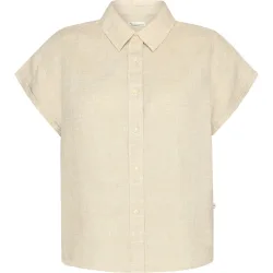 KnowledgeCotton Apparel Damen Aster Fold Up Linen Bluse