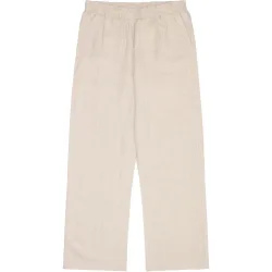 KnowledgeCotton Apparel Damen Posey Wide Mid-Rise Linen Hose
