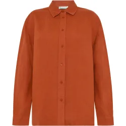 KnowledgeCotton Apparel Damen Loose Linen Bluse