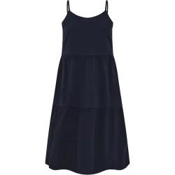 KnowledgeCotton Apparel Damen Seersucker Strap Kleid