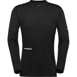 Mammut Schnelltrocknender Longsleeve für die Berge Eiger Nordwand FL Longsleeve Men Schwarz S