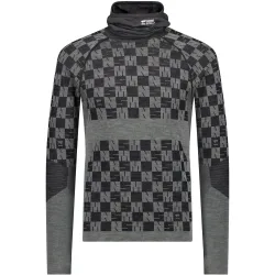 Mons Royale Herren Ascender Merino Seamless Hoodie Longsleeve