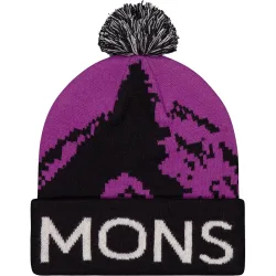 Mons Royale Mtn Pixel Merino Pom Pom Mütze