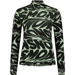 Mons Royale Damen Cascade Merino Mock Neck Longsleeve