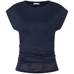 Mandala Damen Side Ruffled T-Shirt