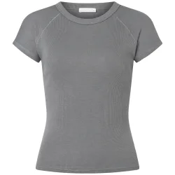 Mandala Damen Slim Fit Ribbed T-Shirt