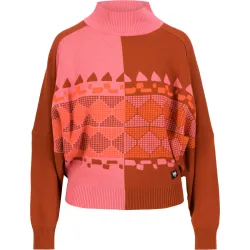 Blutsgeschwister Damen Diamond Loom Egg Pullover