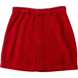 Brava Fabrics Damen Corduroy Mini Rock