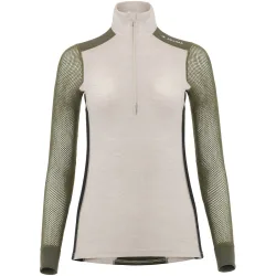 Aclima Damen WoolNet Hybrid Mock Longsleeve