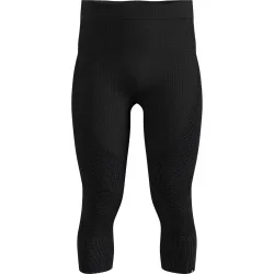 Odlo Seamless Performance Wool Base Layer 3/4 Tights für Herren - Wandern, Skilanglauf - schwarz, L