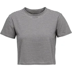 Black Diamond Damen Stripe Crop T-Shirt